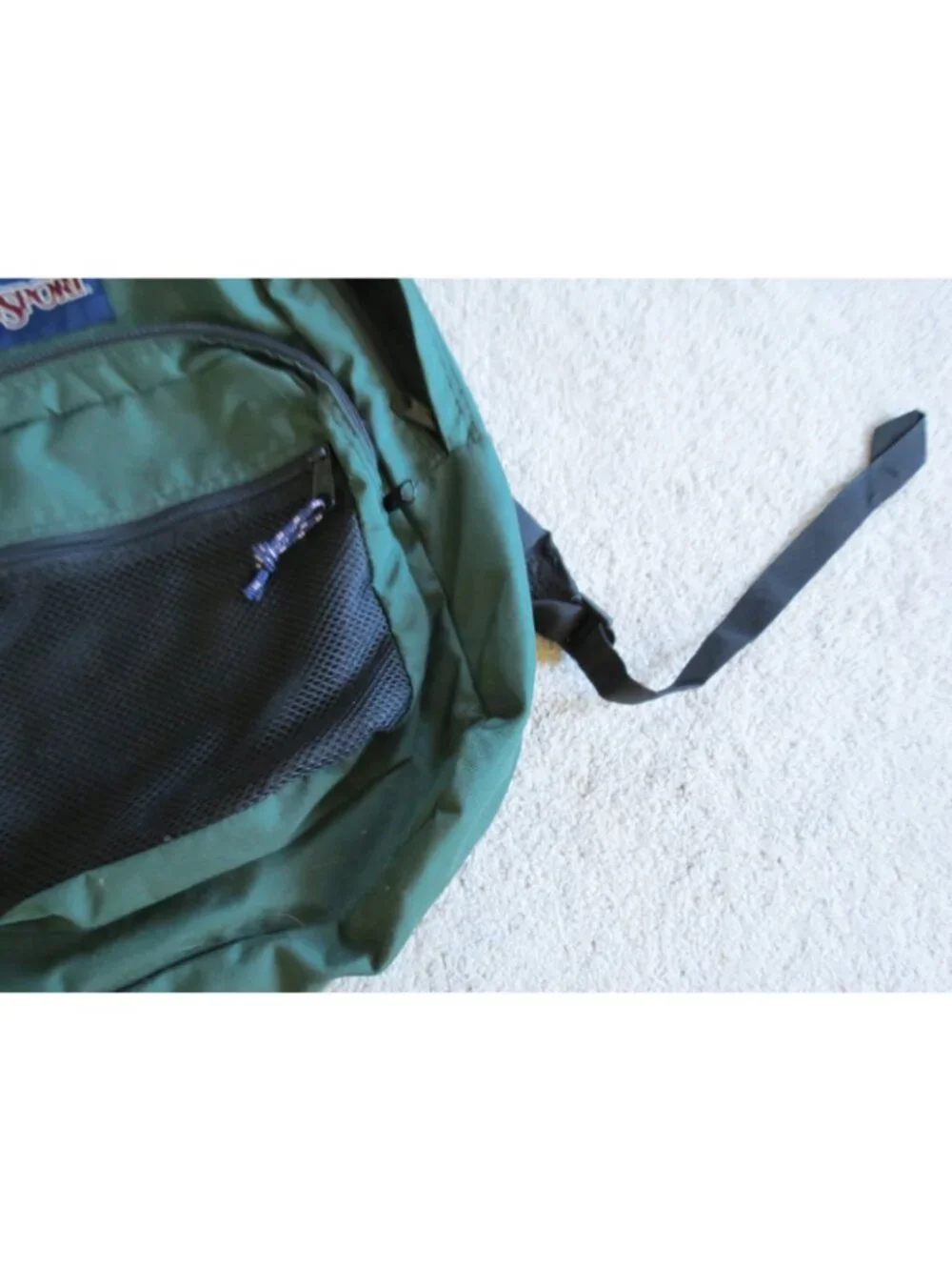 Vintage Jansport Green Backpack Hiking School